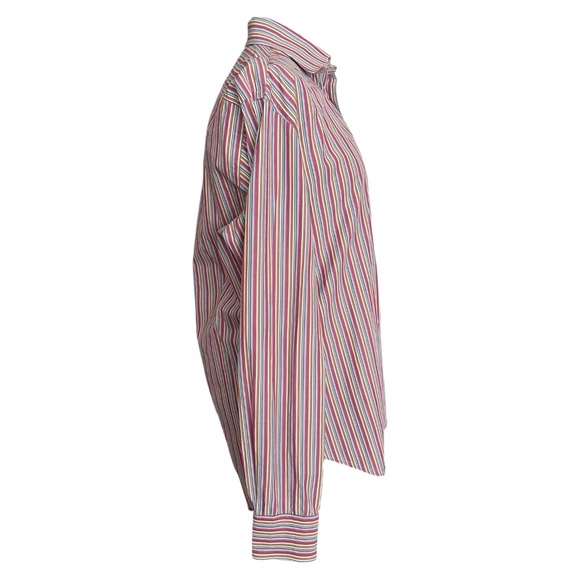 Zara Men's Striped Button Down Shirt Sz 16 - Picture 3 of 12